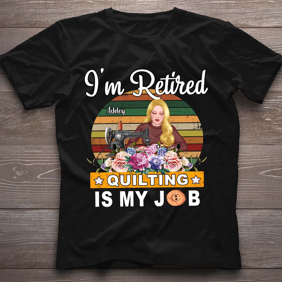 Quilting Is My Job - Personalized Quilting T-shirt And Hoodie