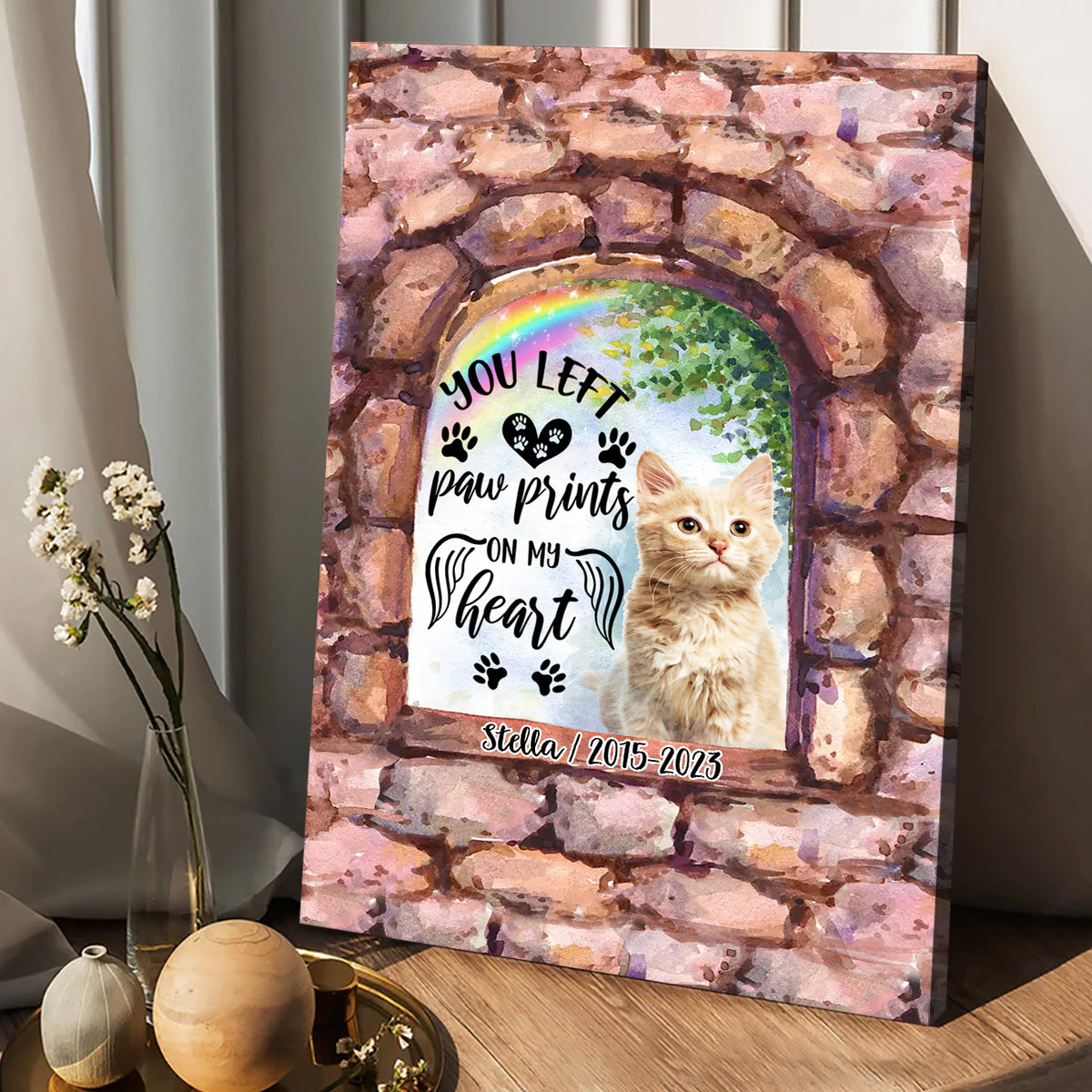 Plus à mes côtés - Toile et affiche personnalisées pour chien
