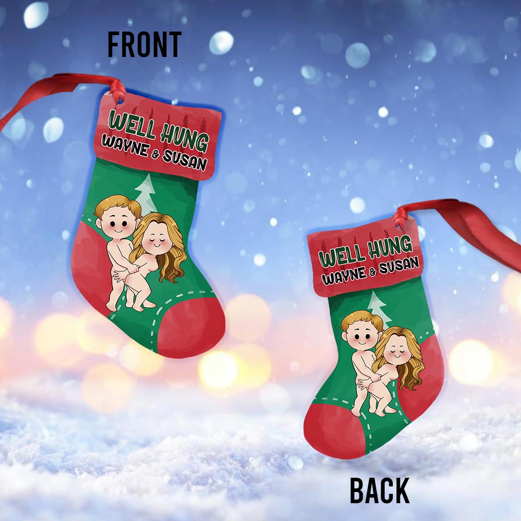 Bien suspendu - Ornement personnalisé pour couple