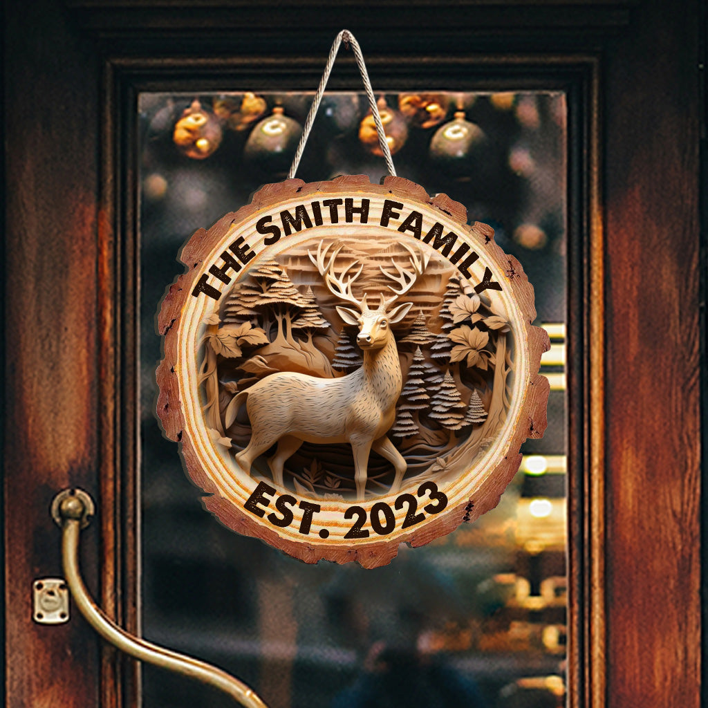 La vie de chasse - Panneau en bois personnalisé sur le thème de la chasse