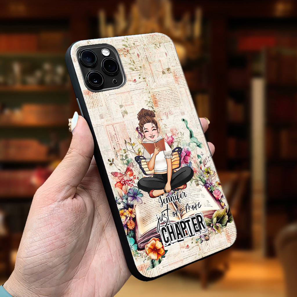 Juste un chapitre de plus - Étui de téléphone personnalisé en forme de livre
