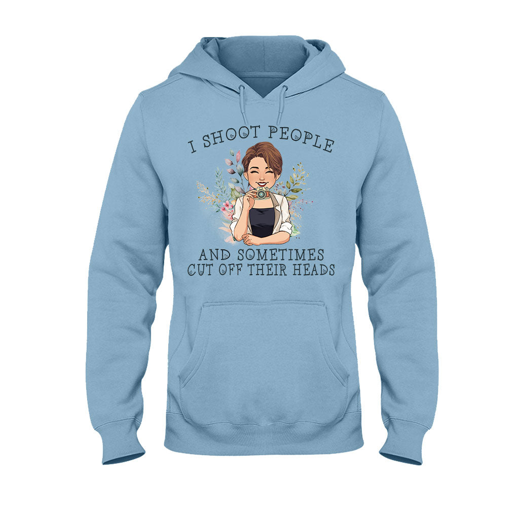 Je photographie des gens - T-shirt et sweat à capuche personnalisés « Je photographie des gens »