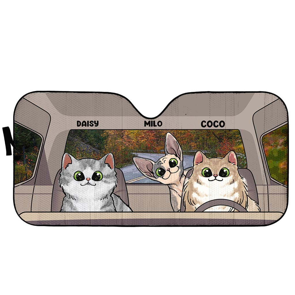 Lovely Paws - Pare-soleil personnalisé pour voiture pour chien