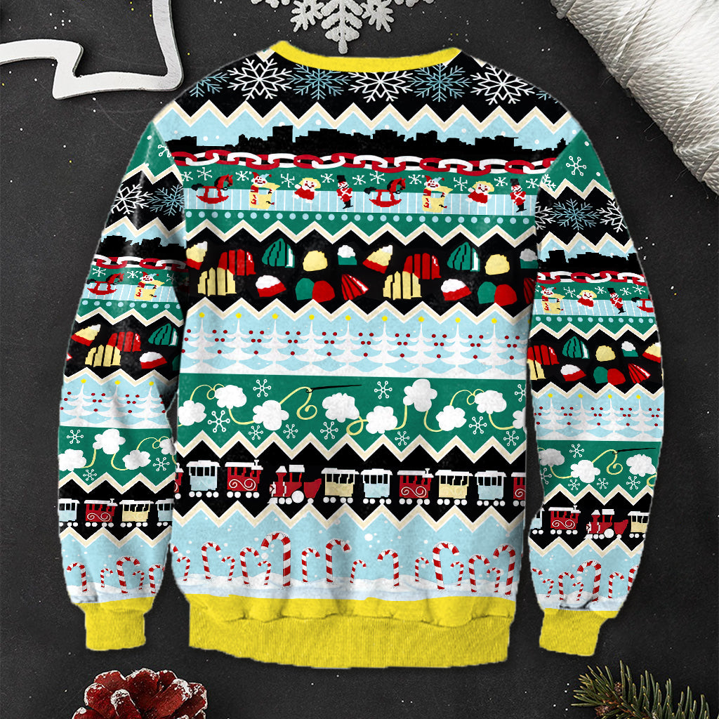 Notre famille - Pull moche personnalisé pour toute la famille