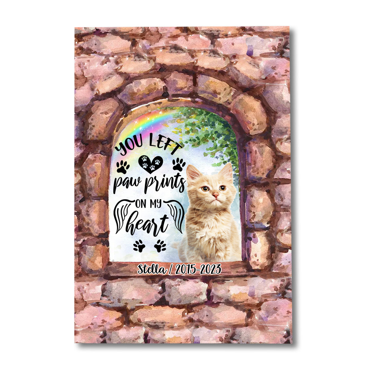 Plus à mes côtés - Toile et affiche personnalisées pour chien