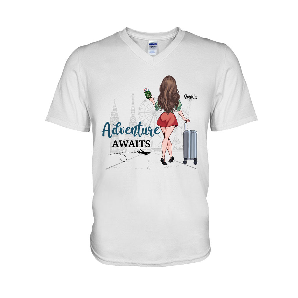 Alors, l'aventure ! – Cadeau de voyage pour maman, fille, petite-fille, épouse, petite amie, amie – T-shirt et sweat à capuche personnalisés