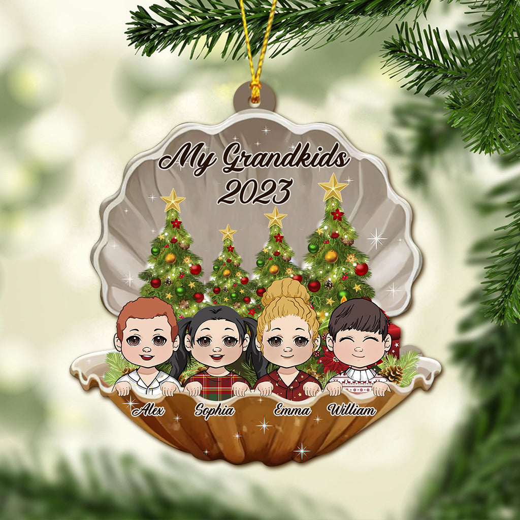 Mes petits-enfants - Ornement personnalisé pour grand-mère