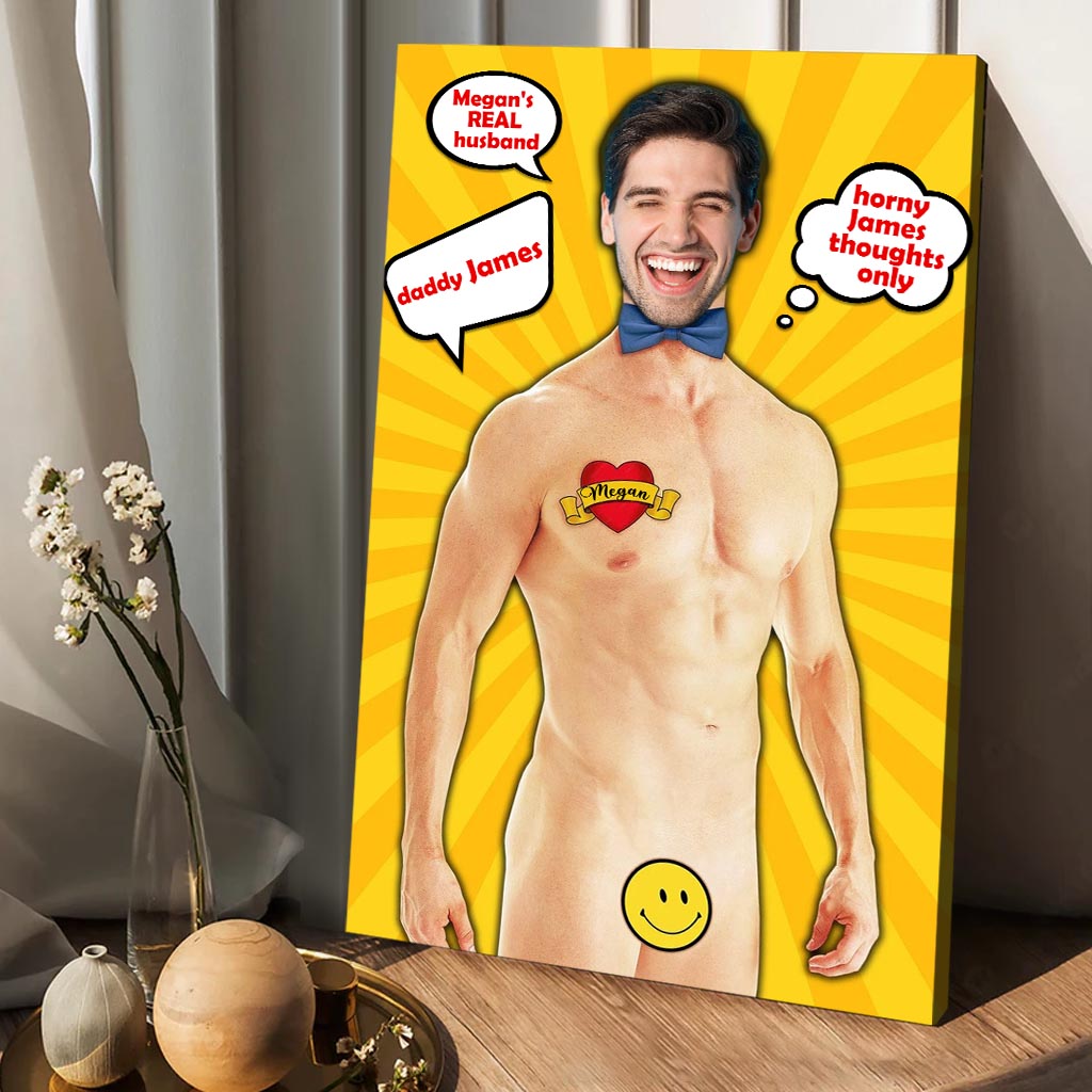 L'homme, le mythe, la légende - Toile et affiche personnalisées pour mari et femme