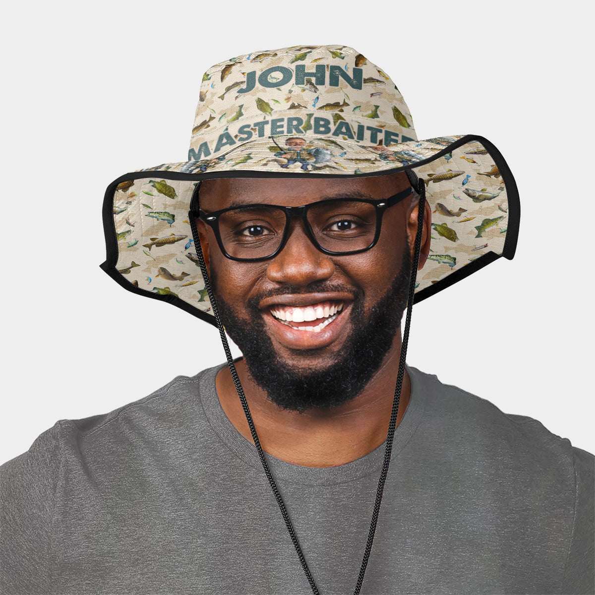 Chapeau de pêche personnalisé Master Baiter