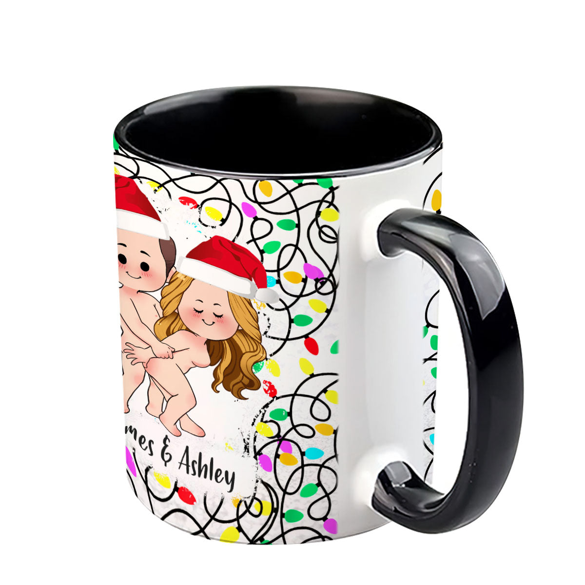 Je peux te faire inscrire sur la liste des vilains - cadeau pour mari, femme, petit ami, petite amie - Mug personnalisé