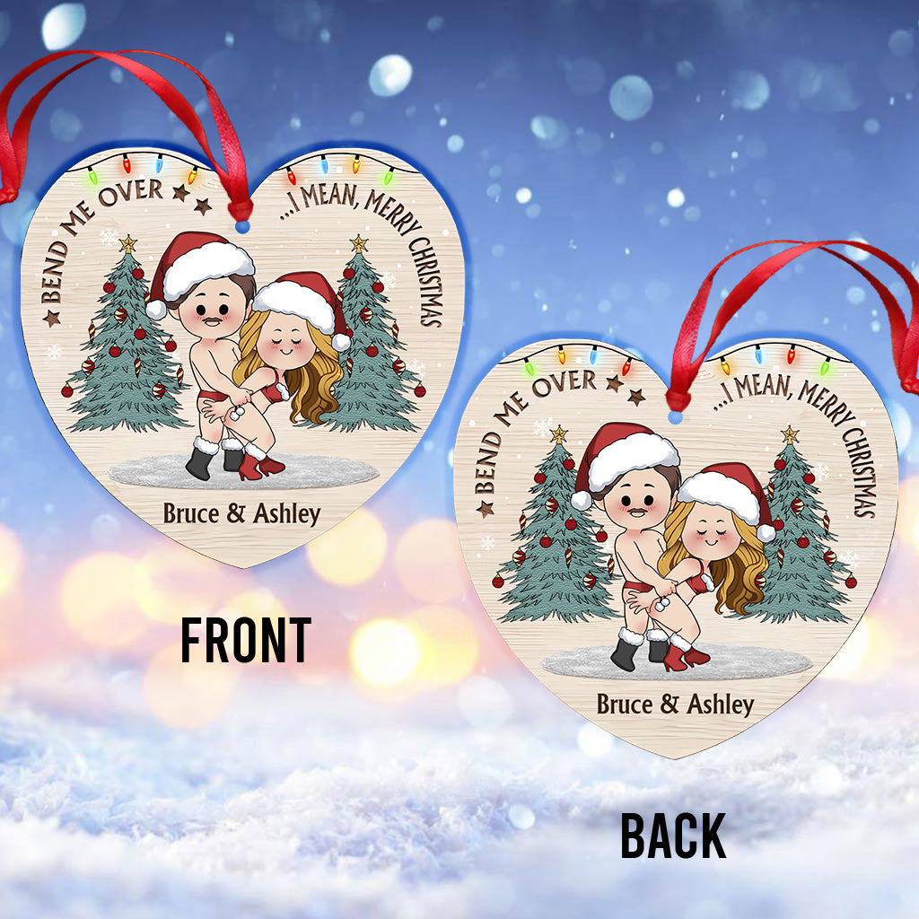 Joyeux Noël - Ornement personnalisé pour couple