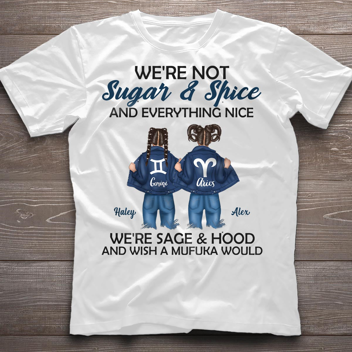 Trouble Together - T-shirt et sweat à capuche personnalisés pour meilleures amies