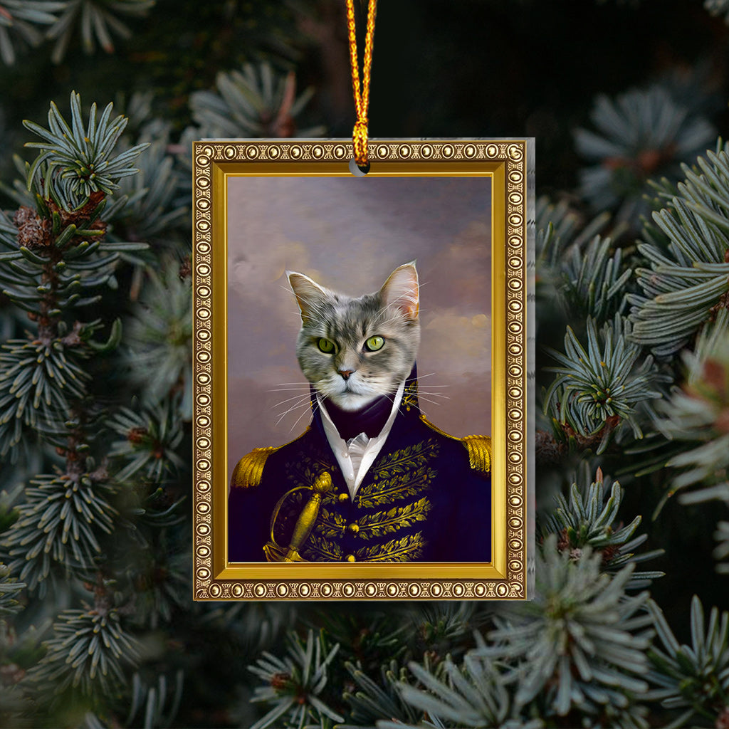 Ornement personnalisé pour chien, style Renaissance, portrait royal -