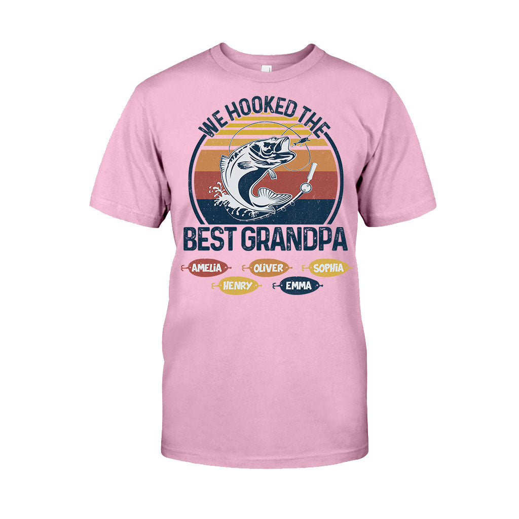 Nous avons trouvé le meilleur papa pêcheur, grand-père ! - Cadeau de pêche pour papa et grand-père - T-shirt et sweat à capuche personnalisés