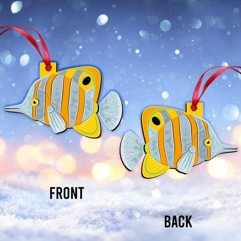 Types de poissons - Ornement de pêche personnalisé