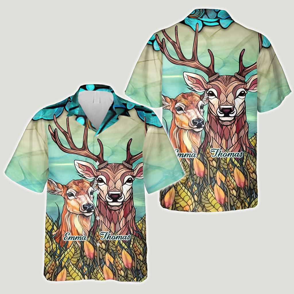 Toi et moi, on gère ! - Chemise hawaïenne de chasse personnalisée