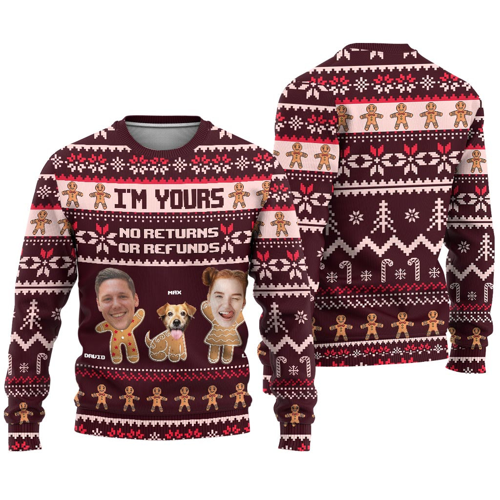 Je suis à toi - Pull moche personnalisé pour couple