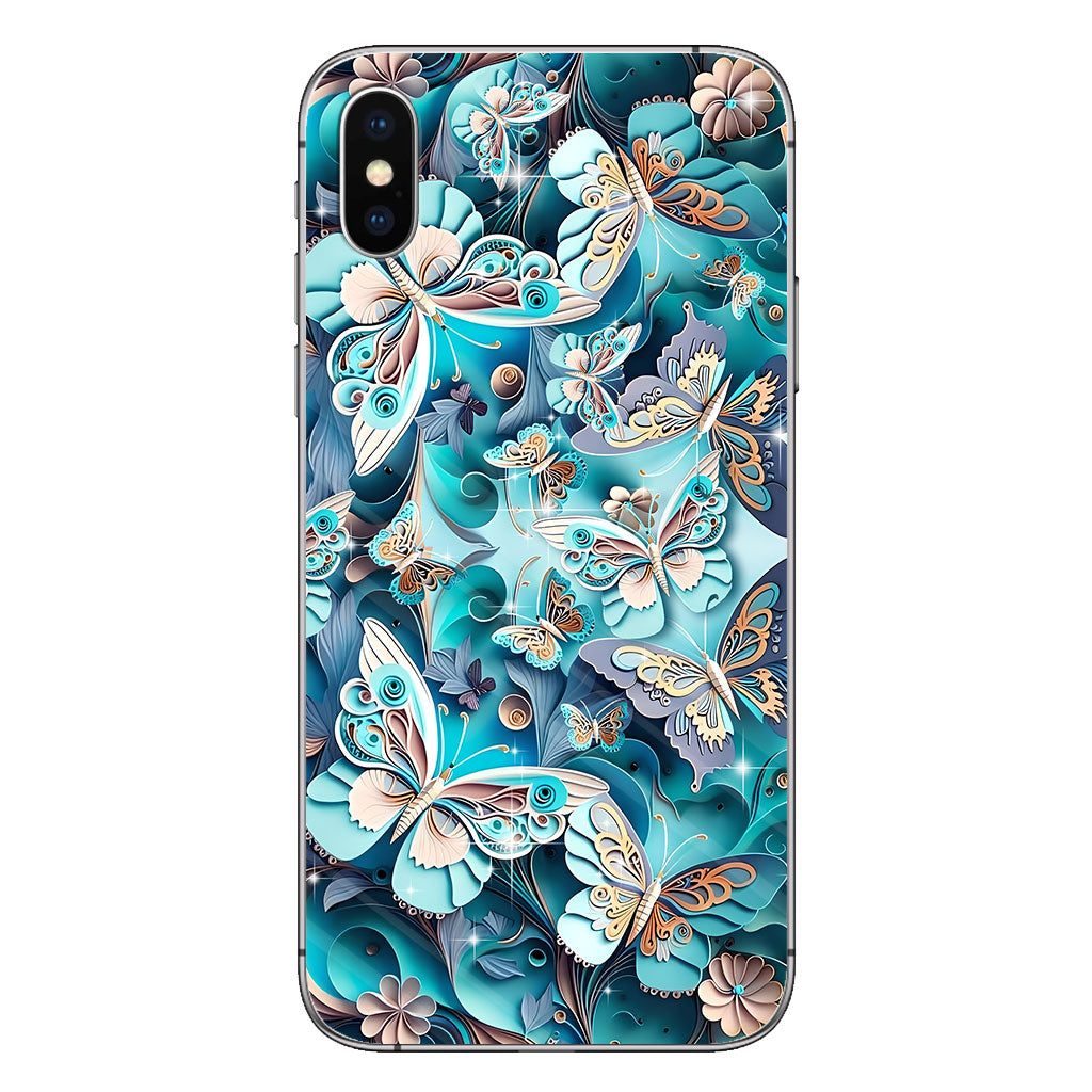 Coque de téléphone Papillons Amoureux - Coque de téléphone Papillon