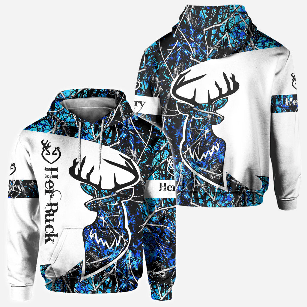 Son cerf, sa biche - T-shirt de chasse personnalisé