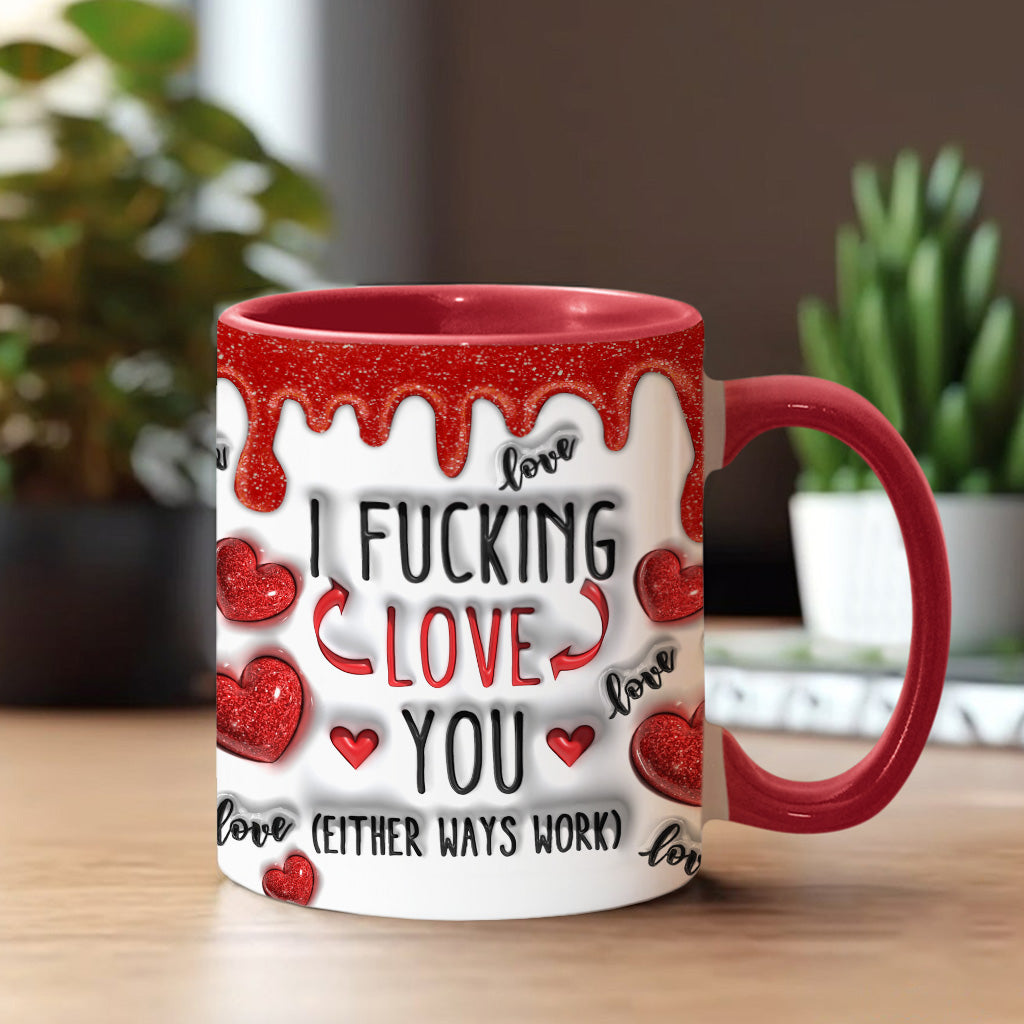 Je t'aime - Mug personnalisé pour couple