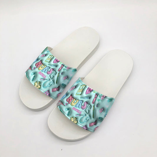 Vie d'infirmière - Sandales personnalisées pour infirmières