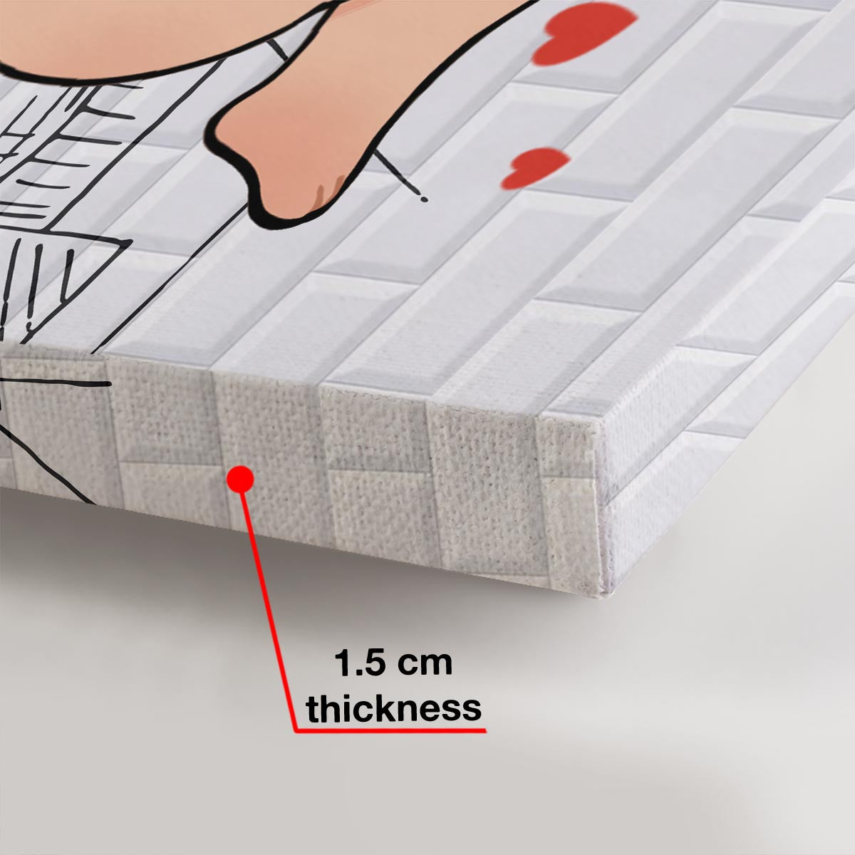 Économisez l'eau en prenant une douche ensemble - Toile et affiche personnalisées pour couples