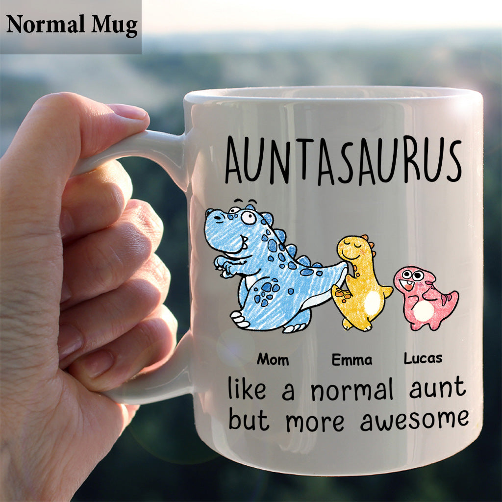 Auntasaurus - Personalized Aunt Mug
