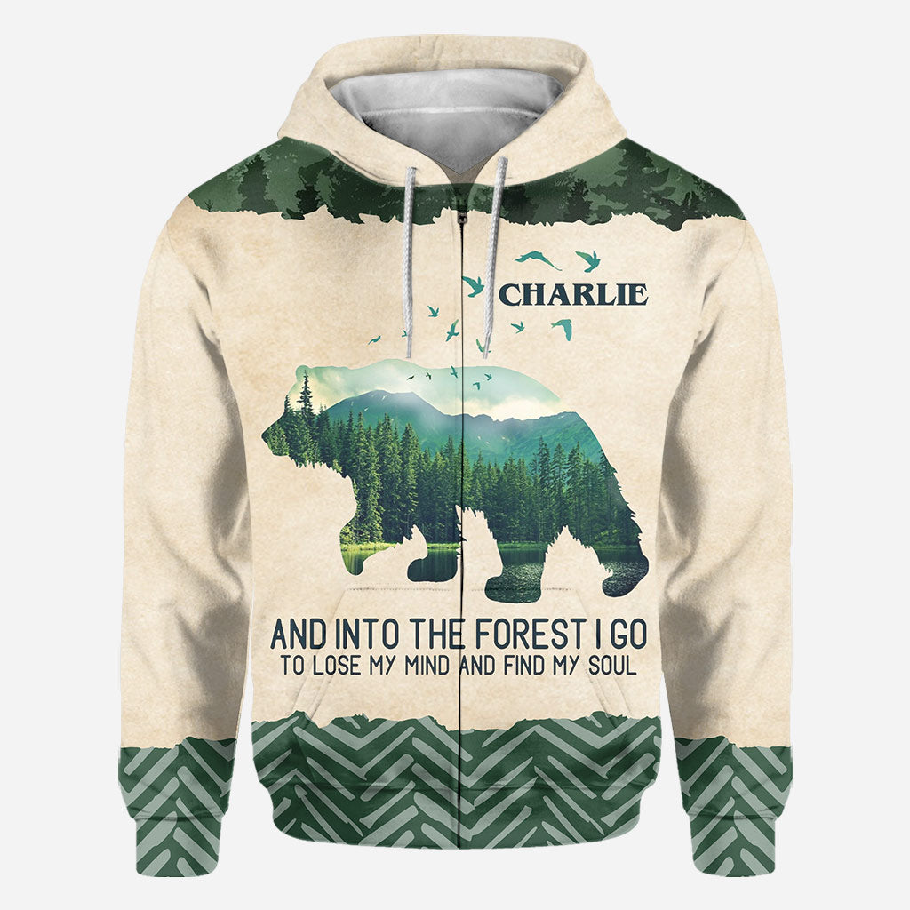 J'adore le camping - T-shirt de camping personnalisé intégral