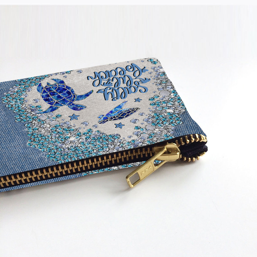Turtle Bling - Personalized Turtle Pouch