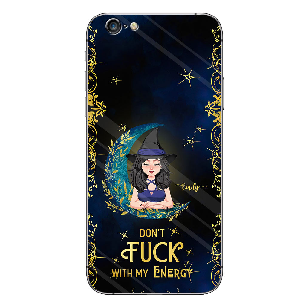Don't F With My Energy - Personalized Witch Phone Case