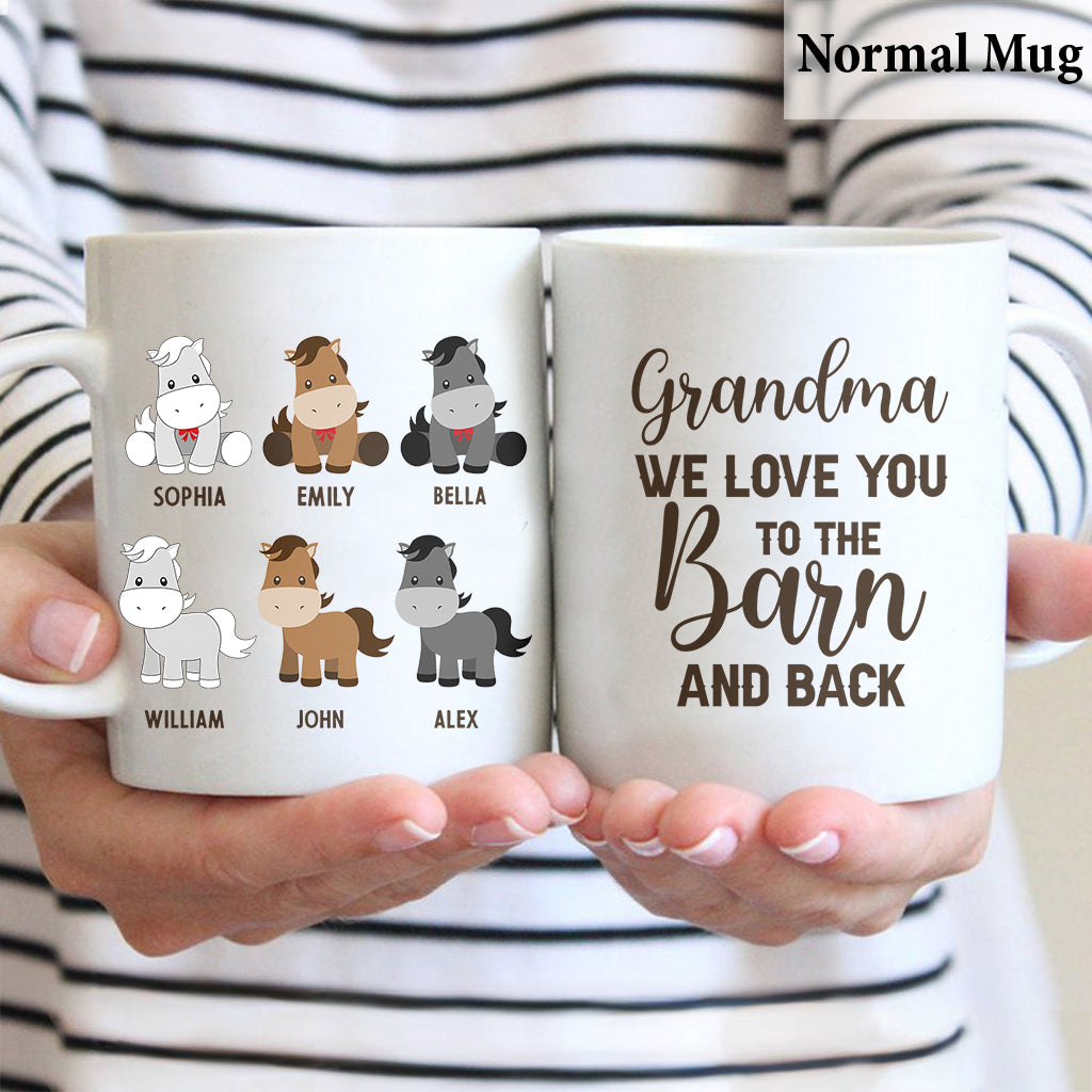 Les Petits Poneys de Papa - Cadeau sur le thème des chevaux pour papa, grand-père, mari, lui - Mug personnalisé