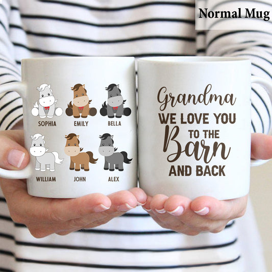 Les Petits Poneys de Papa - Cadeau sur le thème des chevaux pour papa, grand-père, mari, lui - Mug personnalisé