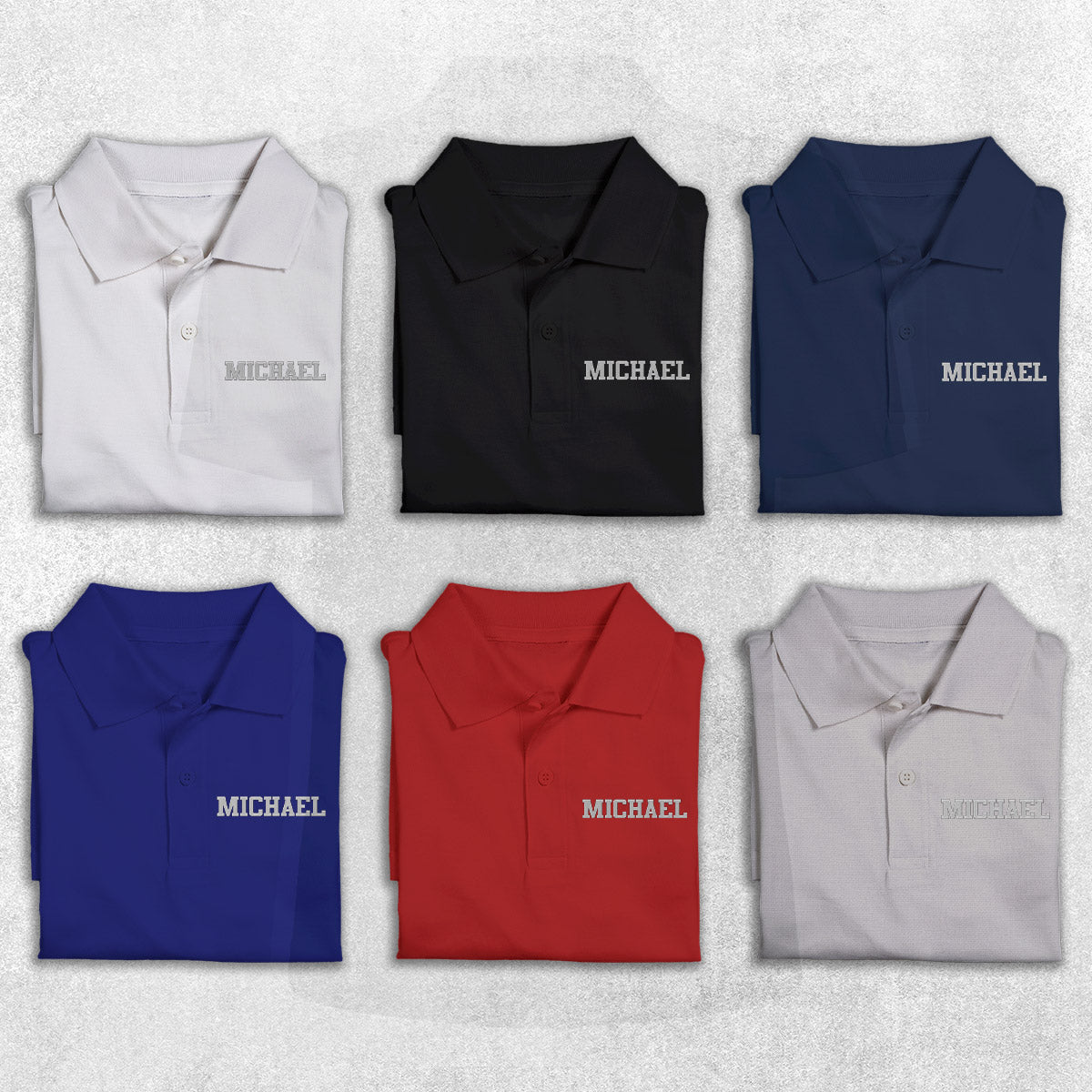 Polo brodé personnalisé avec nom - Beau-père