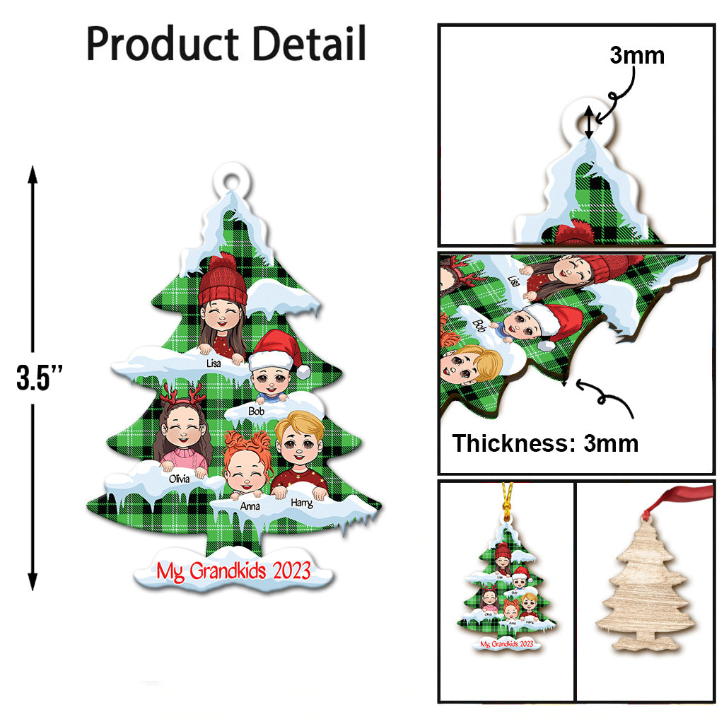 Mes petits-enfants - Ornement personnalisé pour grand-mère