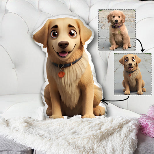 Cute Pet Pillow - Personalized Dog Shaped Pillow