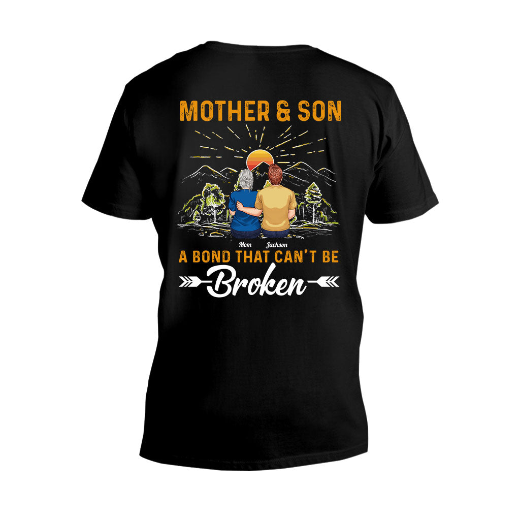 Mère et fils : un lien indéfectible - T-shirt et sweat à capuche personnalisés pour maman