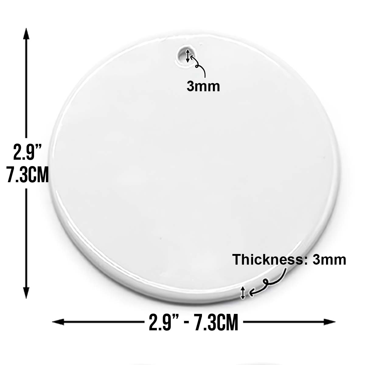 Félicitations pour être ma préférée ! - Cadeau pour une amie - Ornement rond en céramique personnalisé