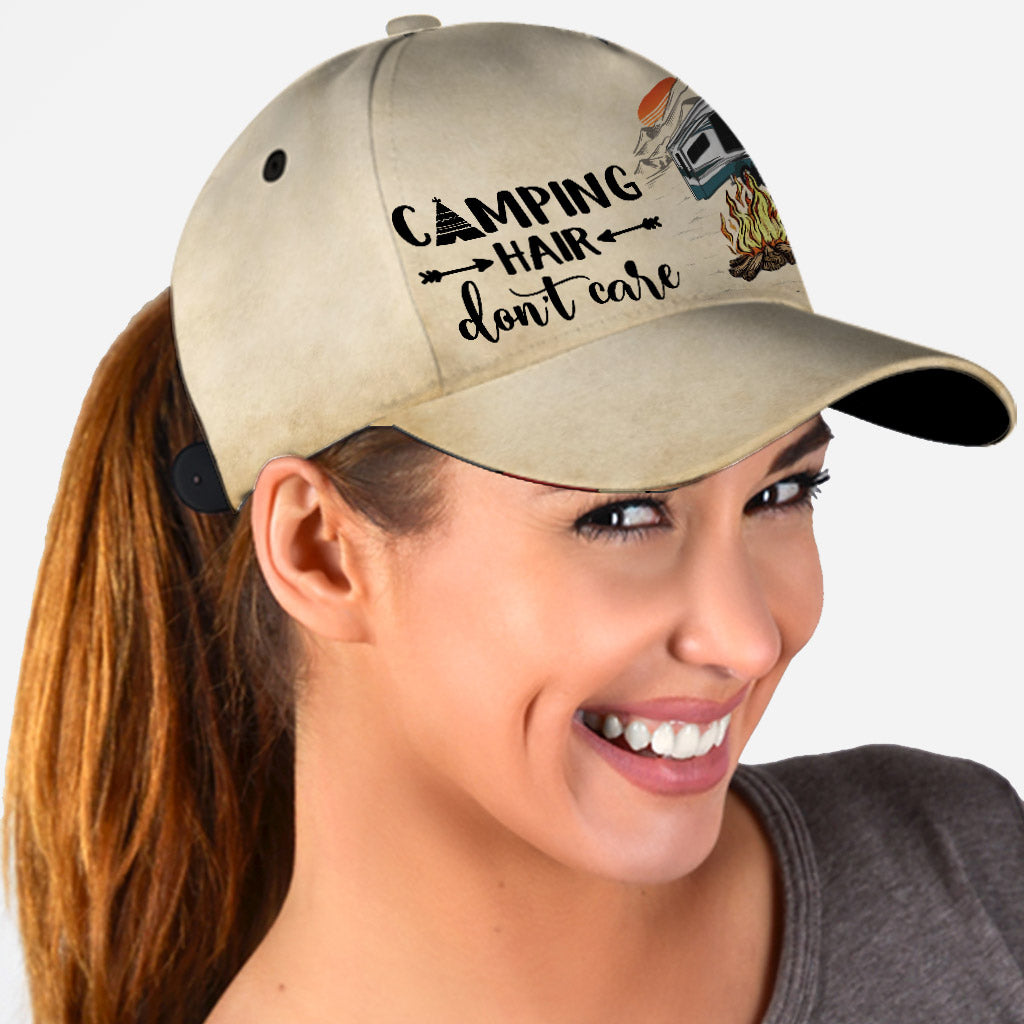 Coiffure de camping, on s'en fiche ! - Casquette de camping classique personnalisée