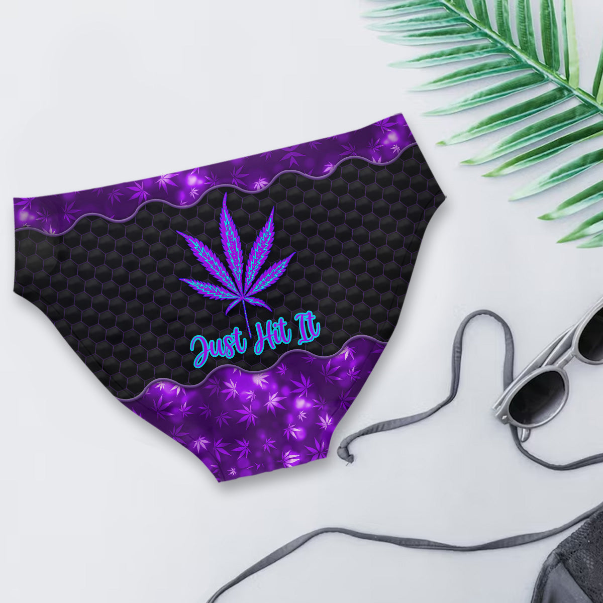 Just Hit It - Culottes pour femmes à l'effigie de cannabis