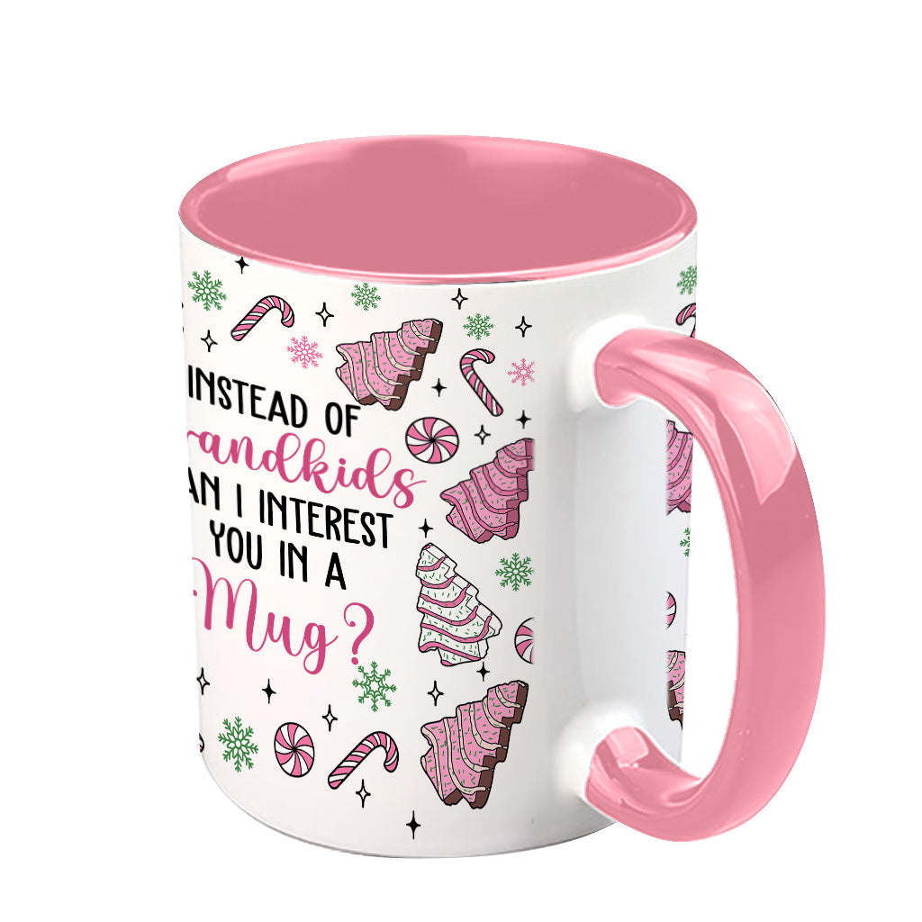 Au lieu de petits-enfants - Cadeau pour maman - Mug personnalisé