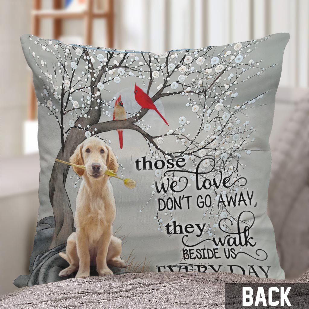 Tes ailes étaient prêtes, mais mon cœur ne l'était pas - Coussin décoratif personnalisé pour chien