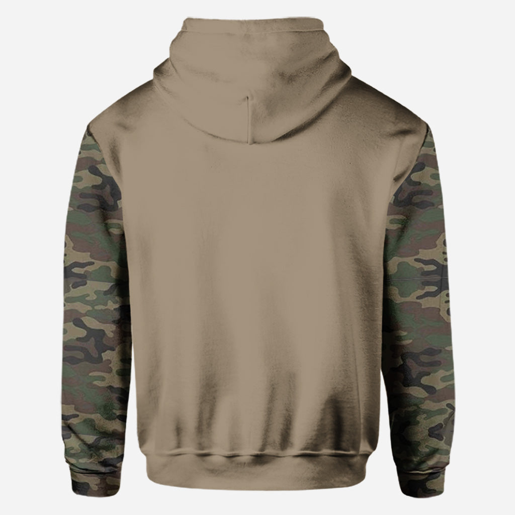 Meilleur papa chasseur - T-shirt de chasse personnalisé intégral