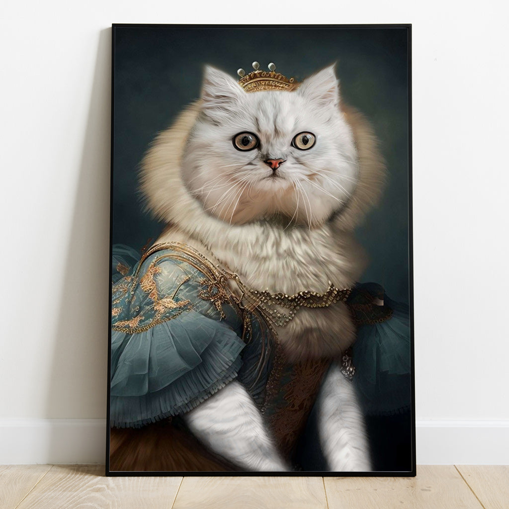 Portrait royal - Toile et affiche personnalisées pour chat