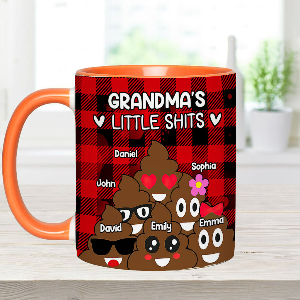Les petits chéris de grand-mère/grand-père/papa/maman - Mug personnalisé