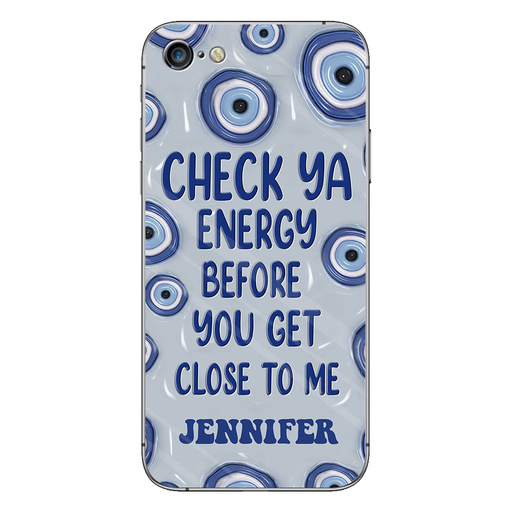 Check Ya Energy - Personalized Witch Phone Case