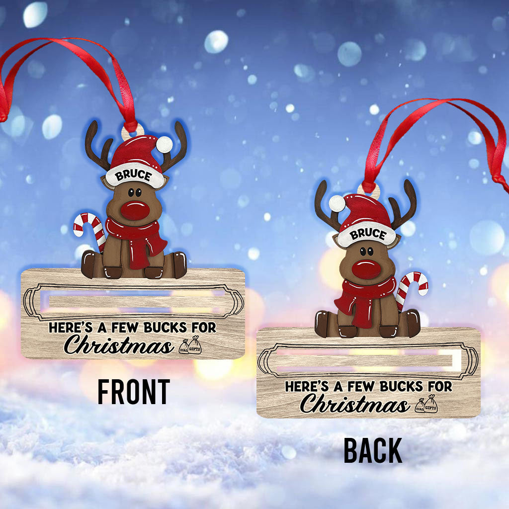 Voici quelques dollars pour Noël - Cadeau pour grand-mère, petite-fille, fille - Ornement personnalisé