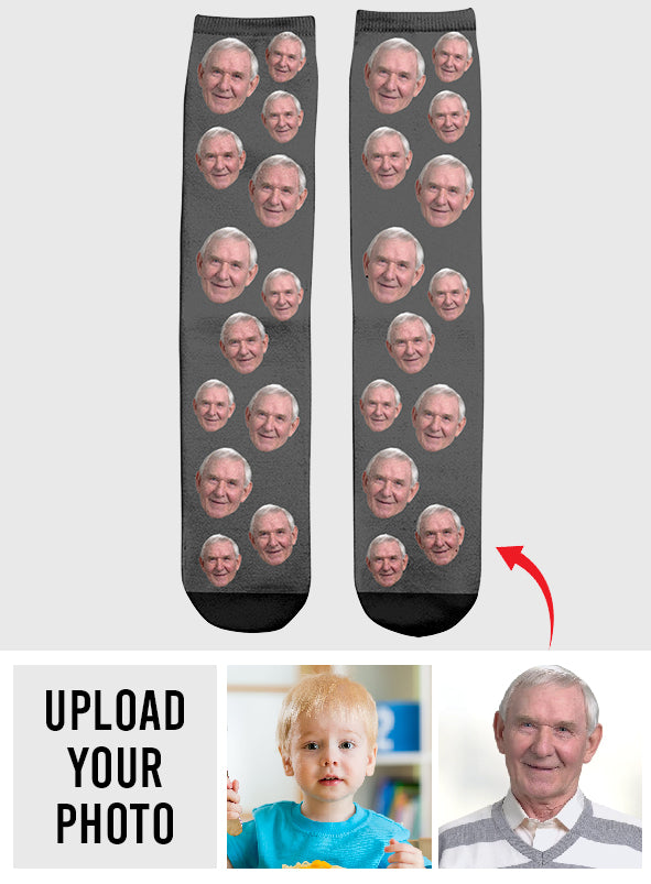 Chaussettes personnalisées pour grand-père