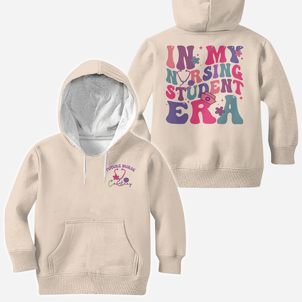 À l'époque où j'étais étudiante en soins infirmiers - Chemise personnalisée intégrale pour infirmière