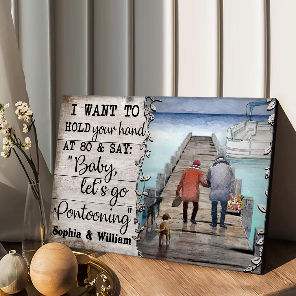 Allons faire du ponton ! - Toile et affiche personnalisées pour ponton