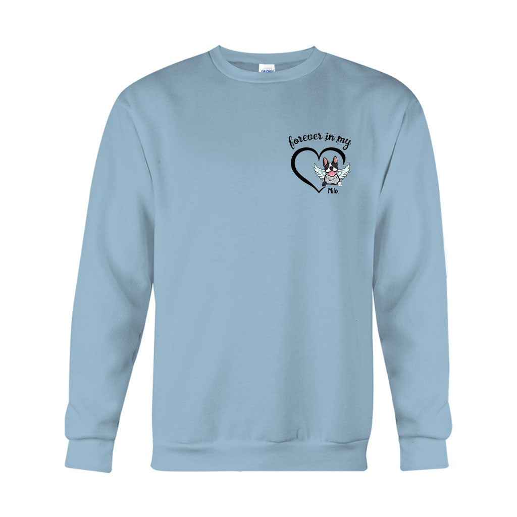 À jamais dans mon cœur - T-shirt et sweat à capuche personnalisés pour chien